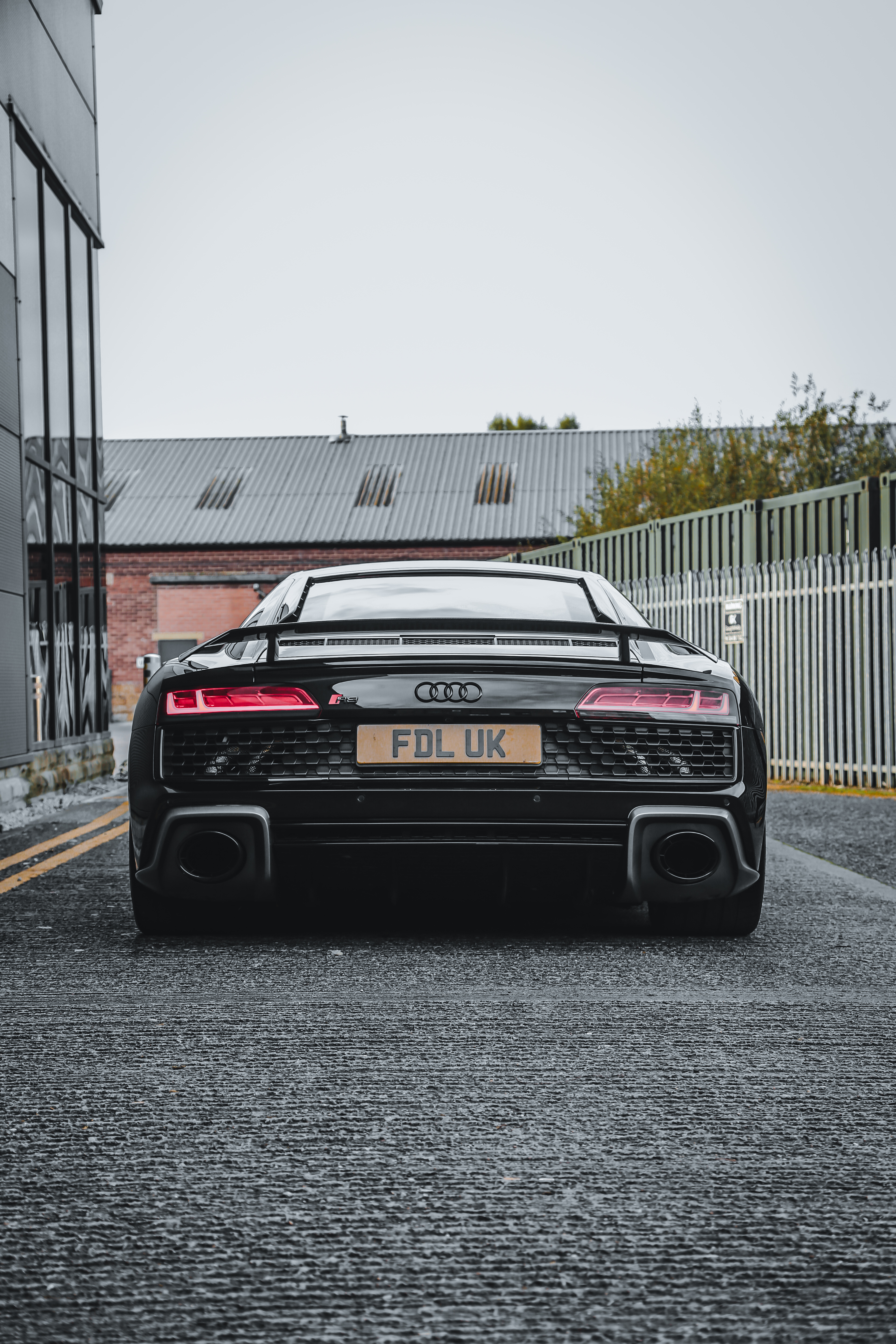 Audi R8 rear view