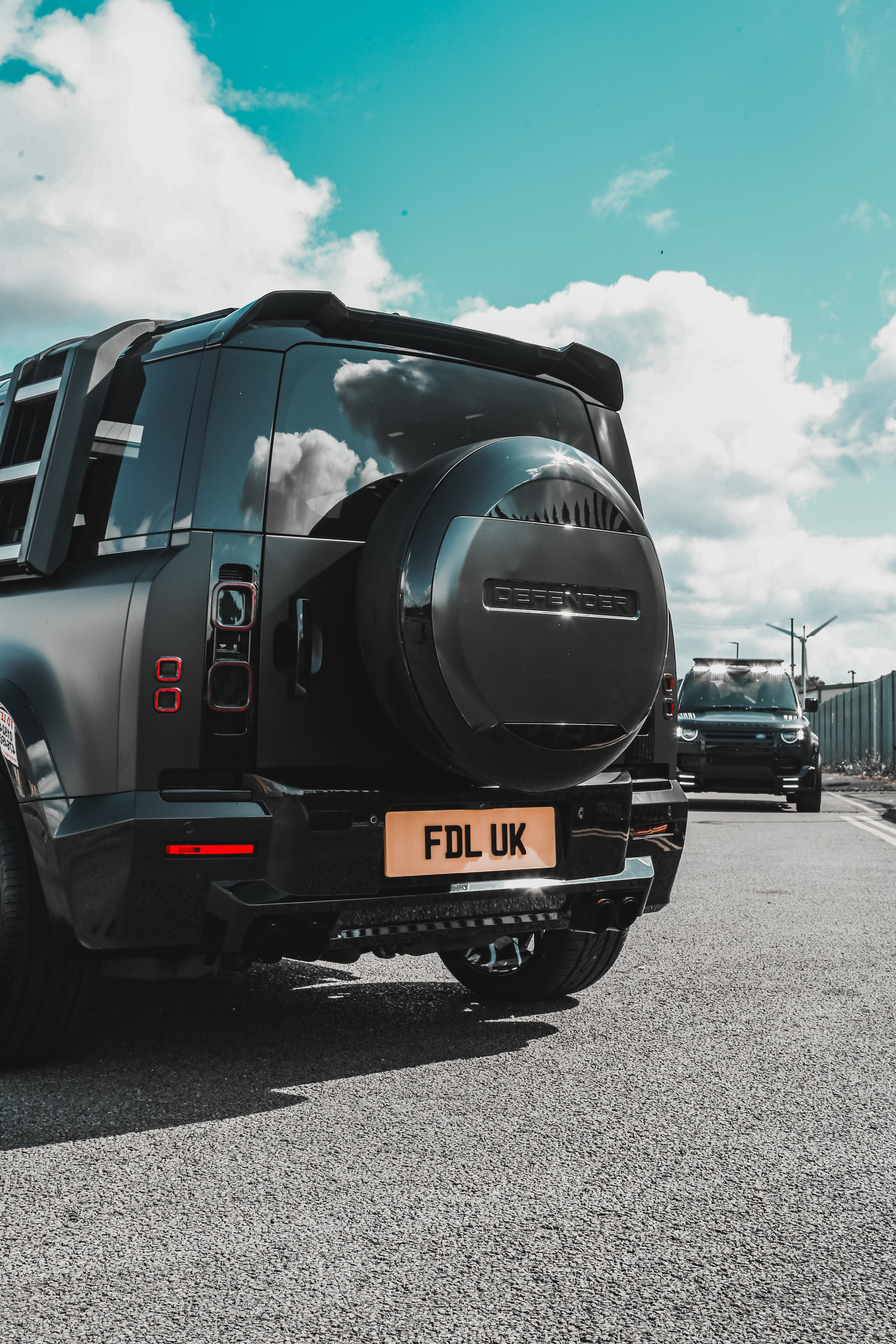 Defender LM bodykit rear view
