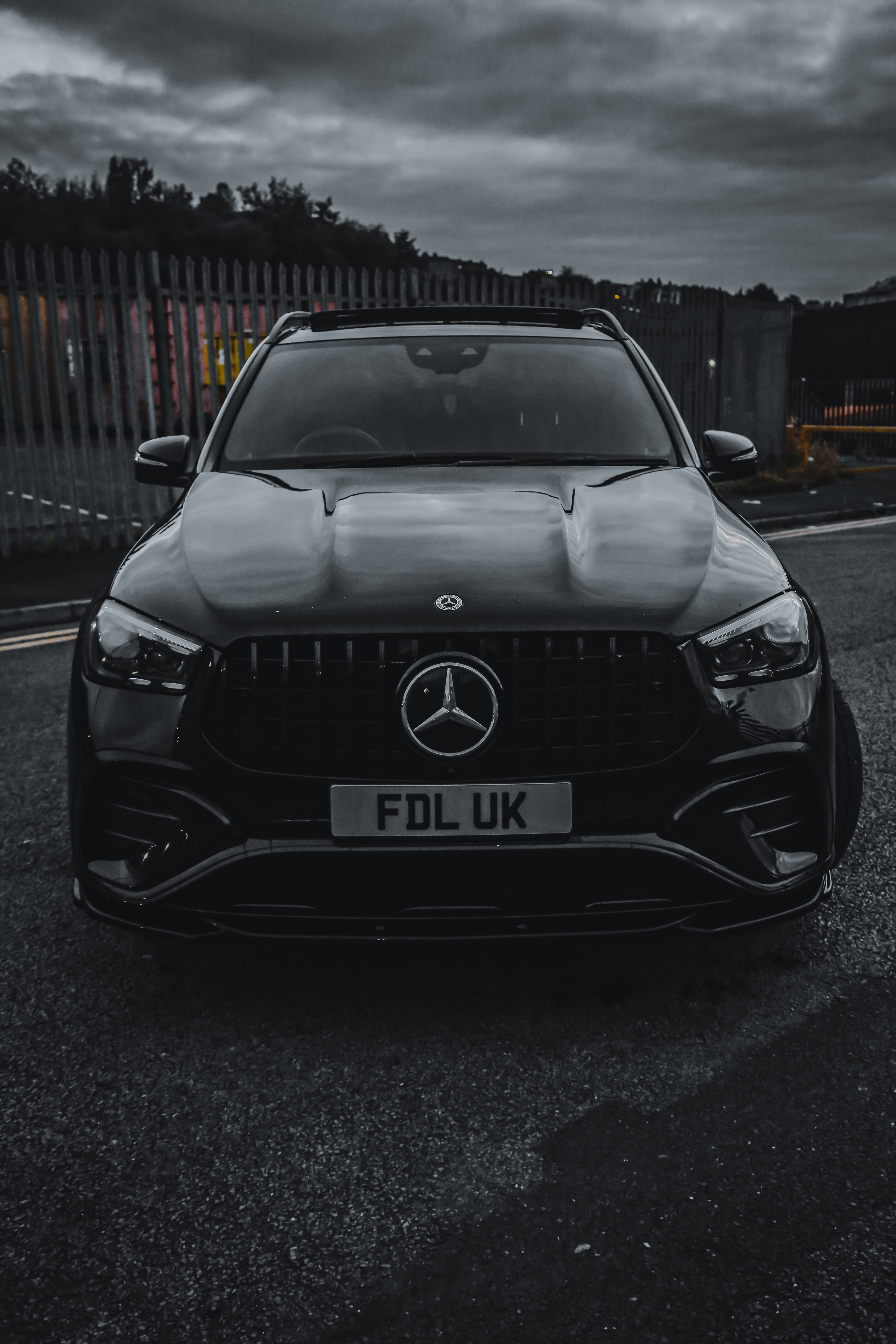 Mercedes GLE blackout front view